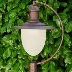 Borne Lumineuse Surnu Brun, Rouille, 1 Lumiere