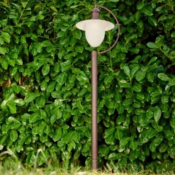 Borne Lumineuse Surnu Brun, Rouille, 1 Lumiere