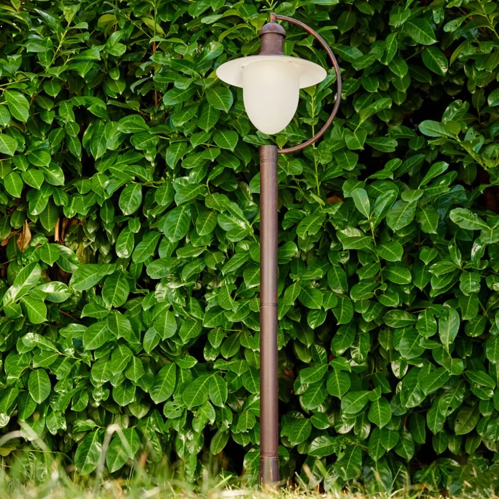 Borne Lumineuse Surnu Brun, Rouille, 1 Lumiere