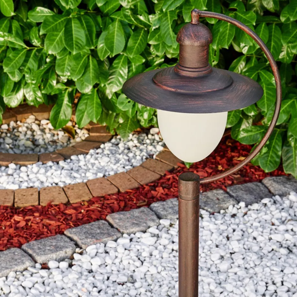 Borne Lumineuse Surnu Brun, Rouille, 1 Lumiere