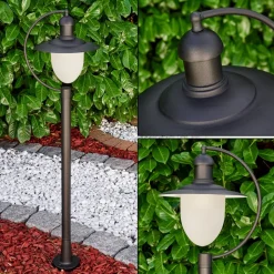 Borne Lumineuse Surnu Noir, 1 Lumiere
