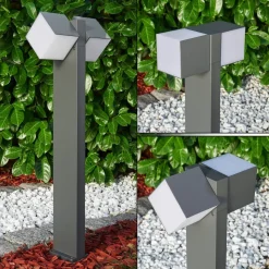 Borne Lumineuse Swanek Led Anthracite, 1 Lumiere