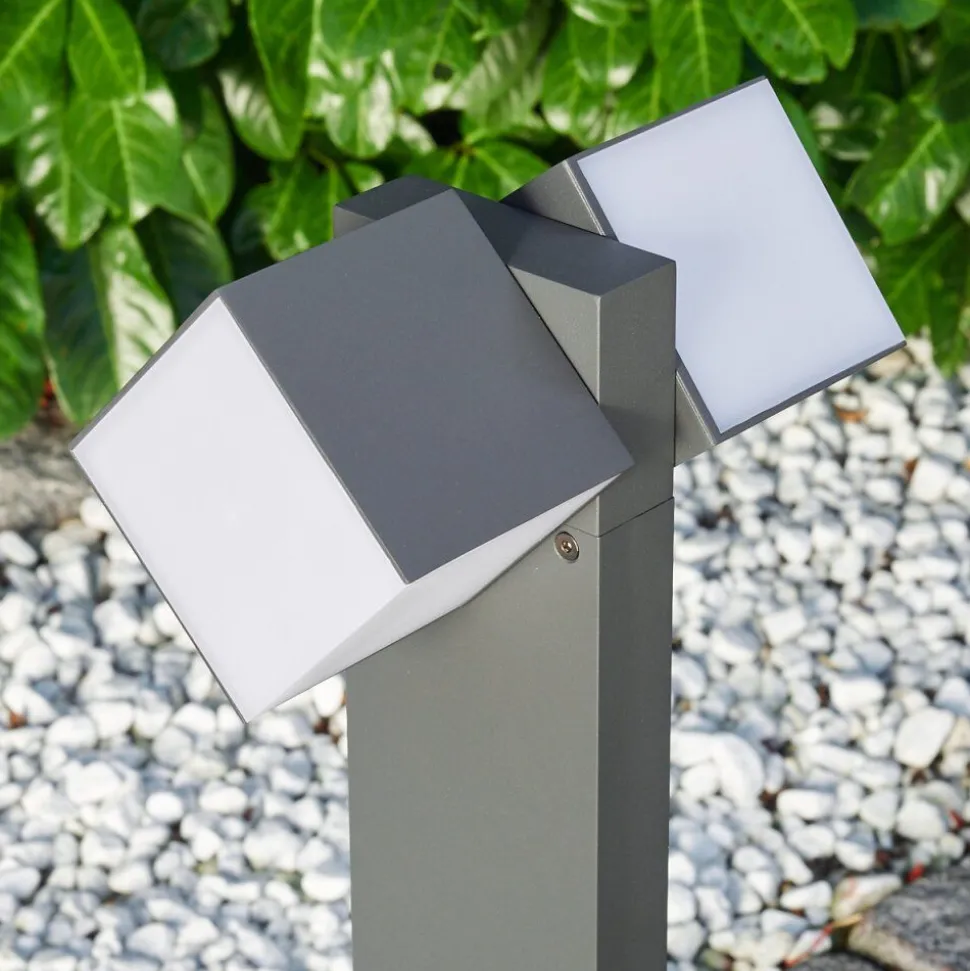 Borne Lumineuse Swanek Led Anthracite, 1 Lumiere