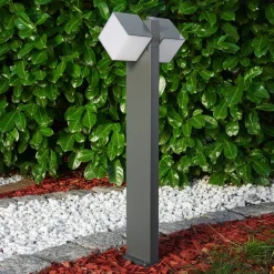 Borne Lumineuse Swanek Led Anthracite, 1 Lumiere