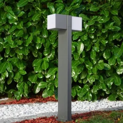 Borne Lumineuse Swanek Led Anthracite, 1 Lumiere