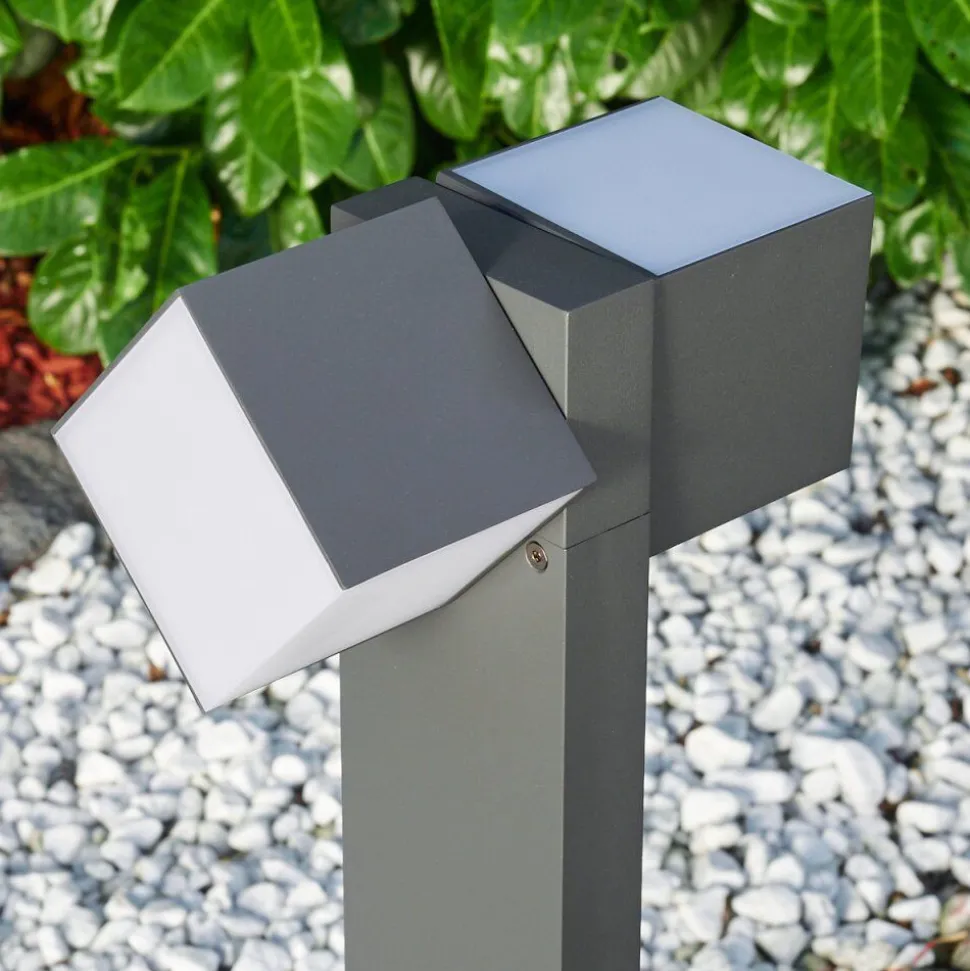 Borne Lumineuse Swanek Led Anthracite, 1 Lumiere