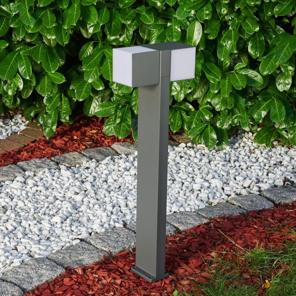 Borne Lumineuse Swanek Led Anthracite, 1 Lumiere
