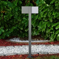 Borne Lumineuse Swanek Led Anthracite, 1 Lumiere