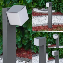 Borne Lumineuse Swanek Led Anthracite, 1 Lumiere