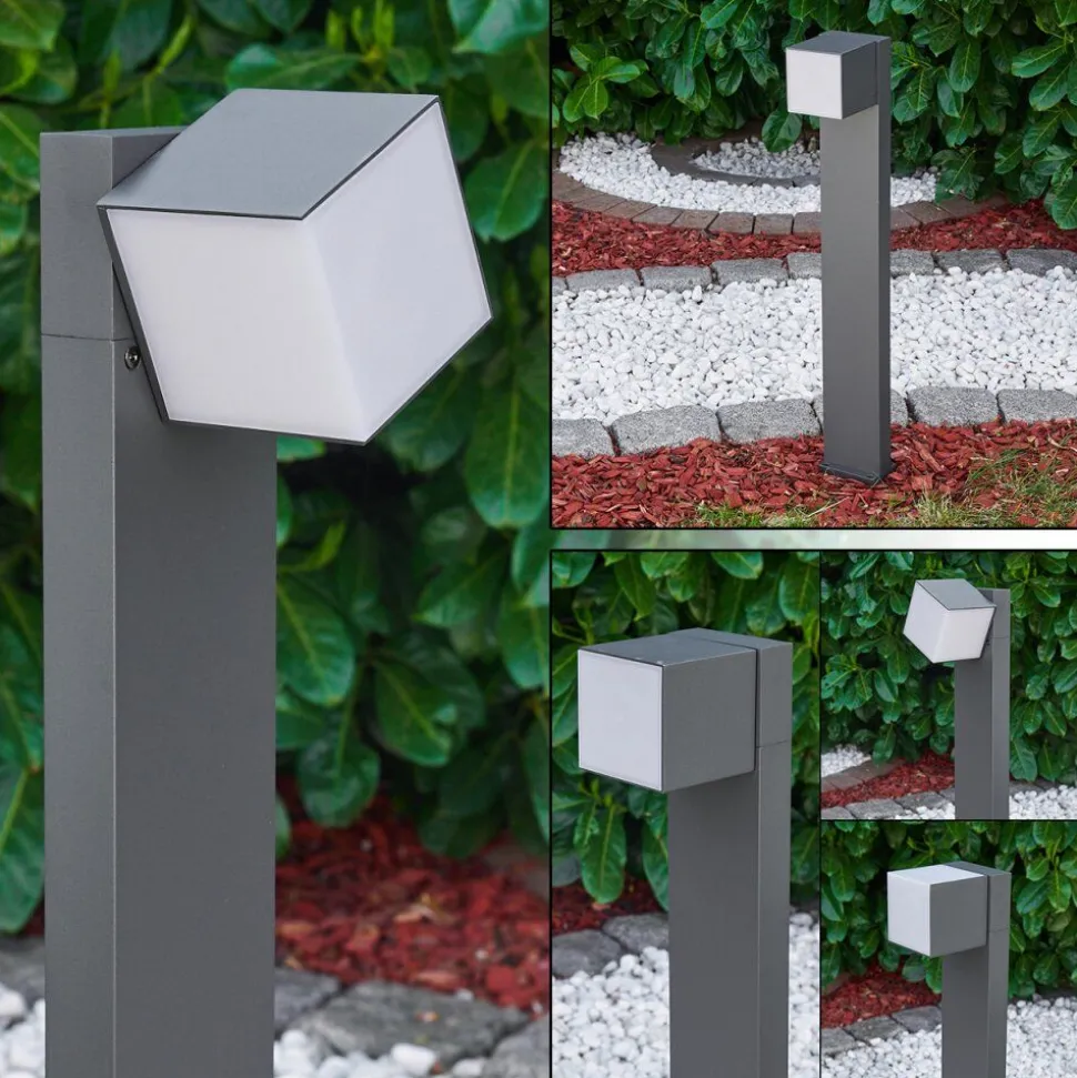 Borne Lumineuse Swanek Led Anthracite, 1 Lumiere