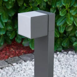 Borne Lumineuse Swanek Led Anthracite, 1 Lumiere