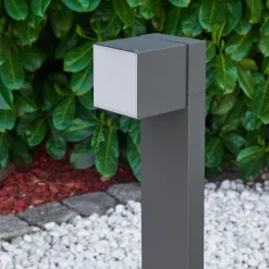 Borne Lumineuse Swanek Led Anthracite, 1 Lumiere