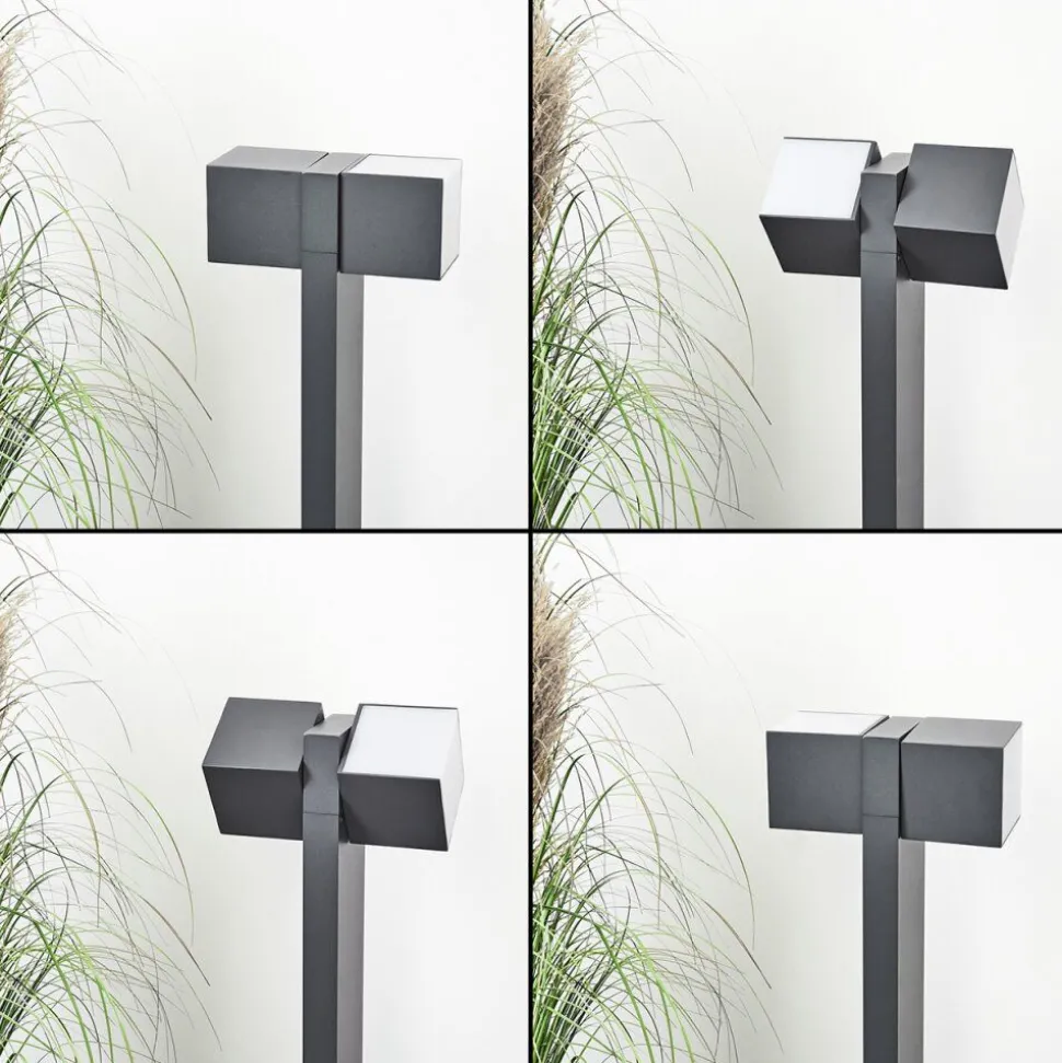 Borne Lumineuse Swanek Led Anthracite, 1 Lumiere