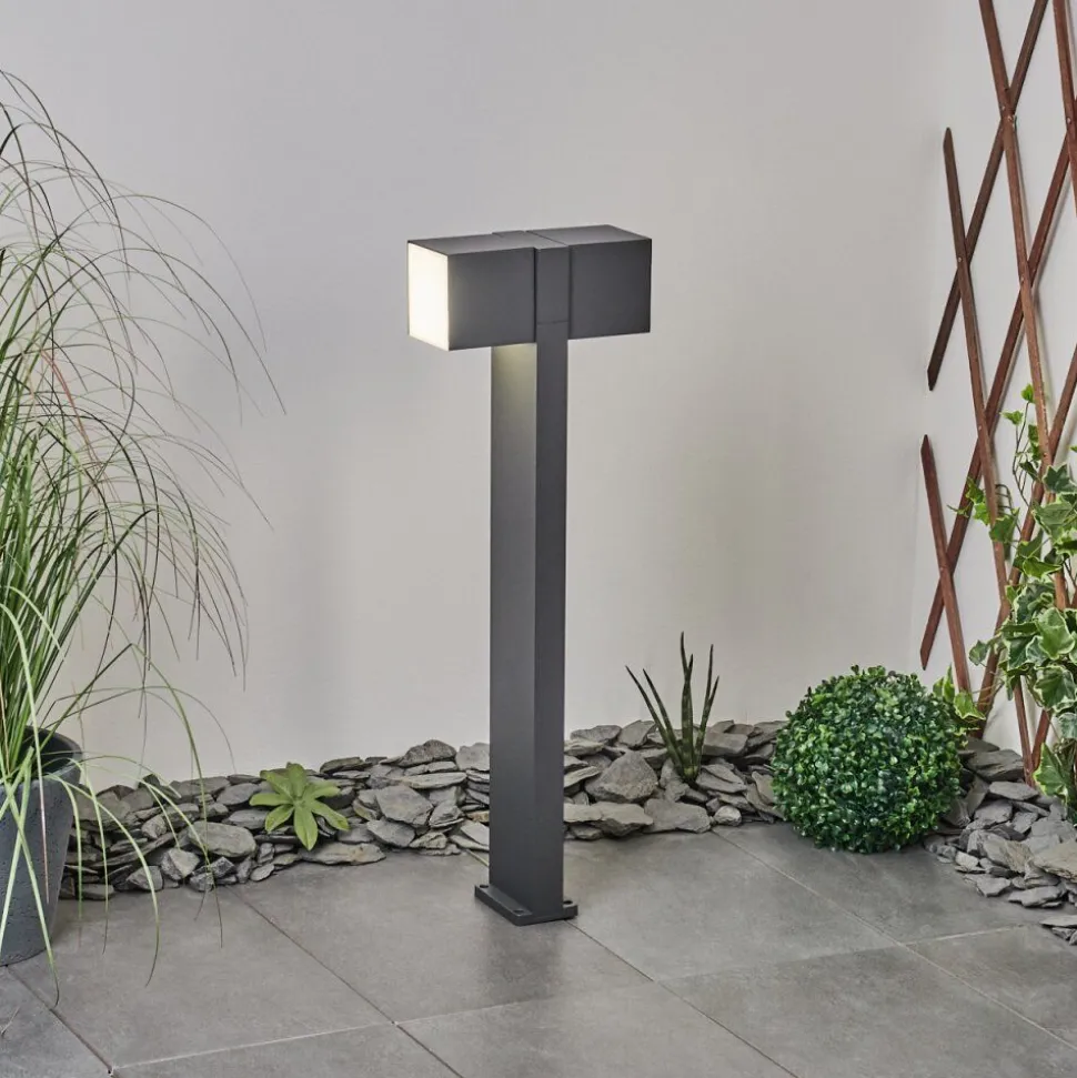 Borne Lumineuse Swanek Led Anthracite, 1 Lumiere
