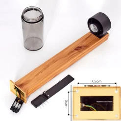 Borne Lumineuse Tabary Ecru, 1 Lumiere