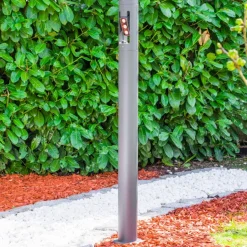 Borne Lumineuse Tetlin Led Anthracite, 3 Lumieres
