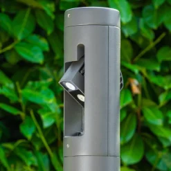 Borne Lumineuse Tetlin Led Anthracite, 3 Lumieres