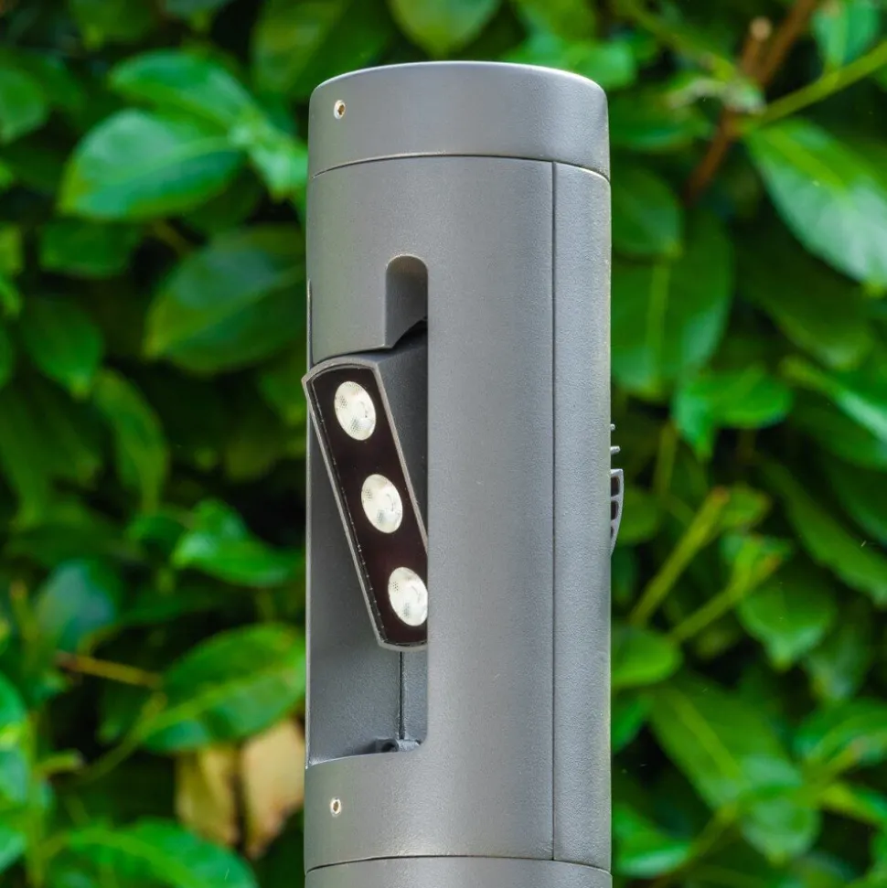 Borne Lumineuse Tetlin Led Anthracite, 3 Lumieres