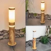 Borne Lumineuse Tise Brun, Couleur Bois, 2 Lumieres