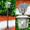 Borne Lumineuse Tok Rouille, 1 Lumiere