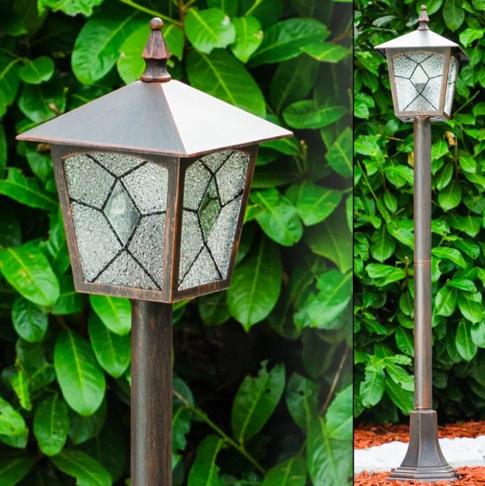 Borne Lumineuse Tok Rouille, 1 Lumiere