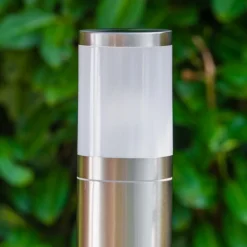 Borne Lumineuse Tolsona Acier Inoxydable, 1 Lumiere