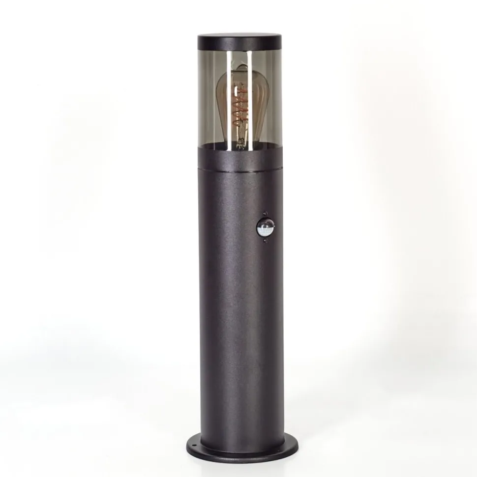 Borne Lumineuse Tolsona Noir, 1 Lumiere, Detecteur De Mouvement