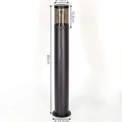 Borne Lumineuse Tolsona Noir, 1 Lumiere
