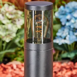 Borne Lumineuse Tolsona Noir, 1 Lumiere