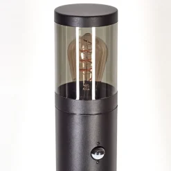 Borne Lumineuse Tolsona Noir, 1 Lumiere, Detecteur De Mouvement