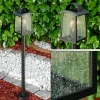 Borne Lumineuse Trosa Noir, 1 Lumiere