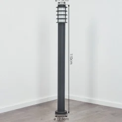 Borne Lumineuse Tunes Anthracite, 1 Lumiere