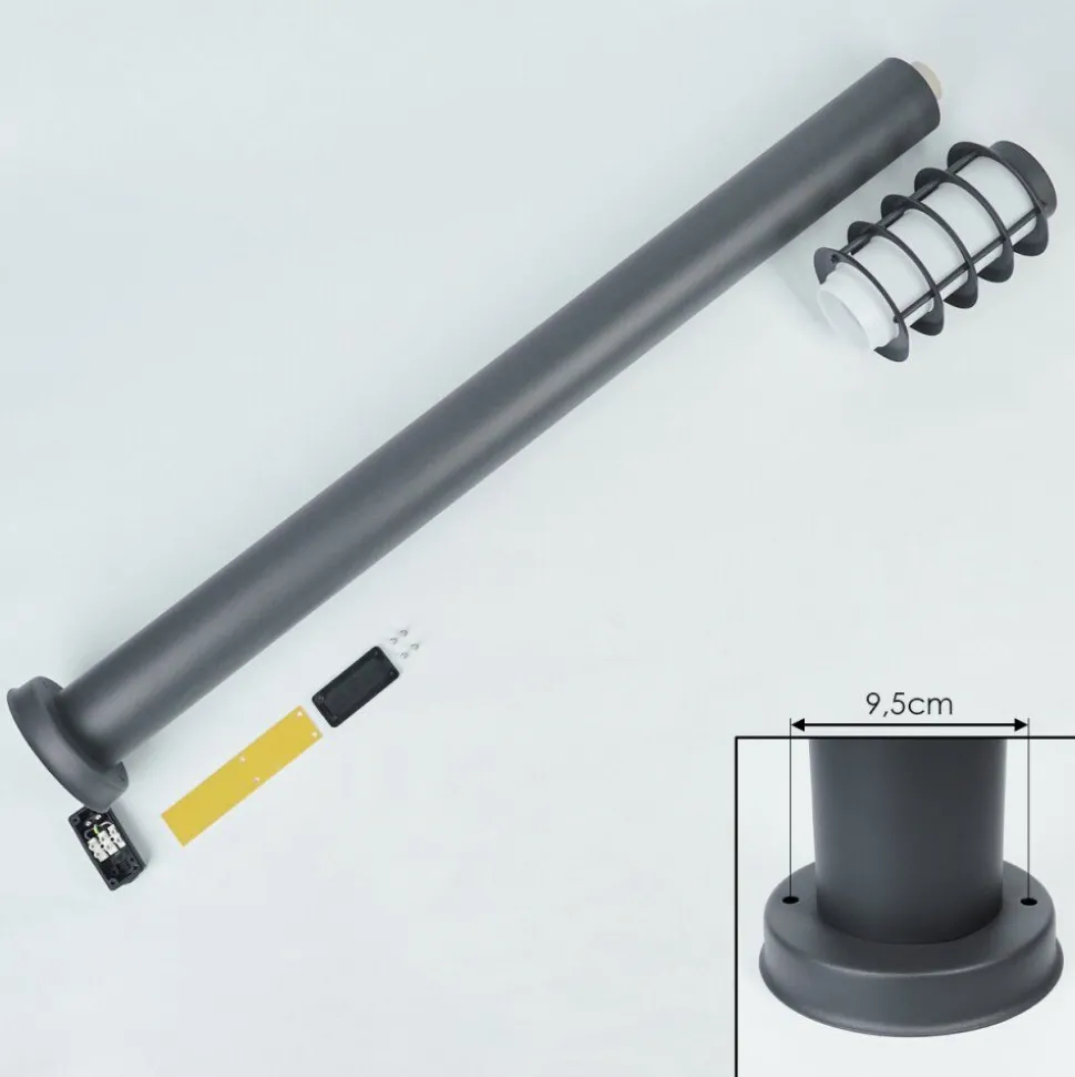 Borne Lumineuse Tunes Anthracite, 1 Lumiere