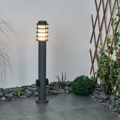 Borne Lumineuse Tunes Anthracite, 1 Lumiere