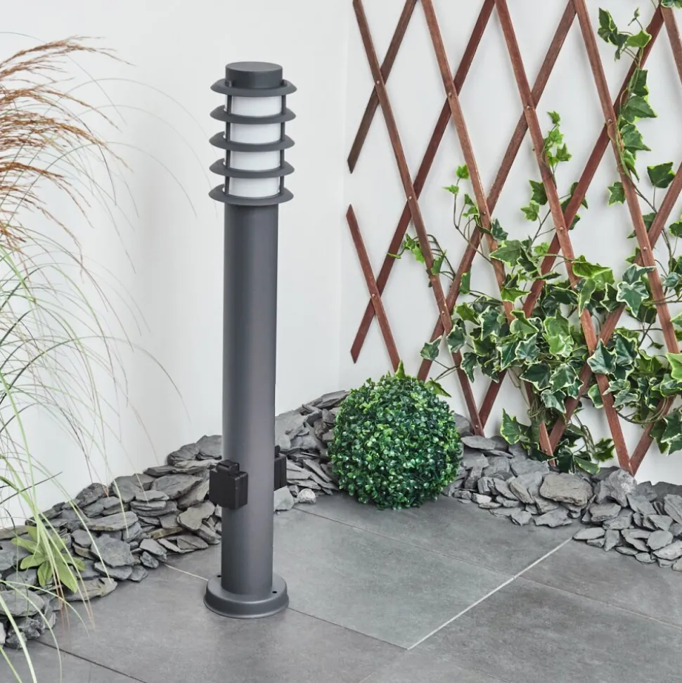 Borne Lumineuse Tunes Anthracite, 1 Lumiere