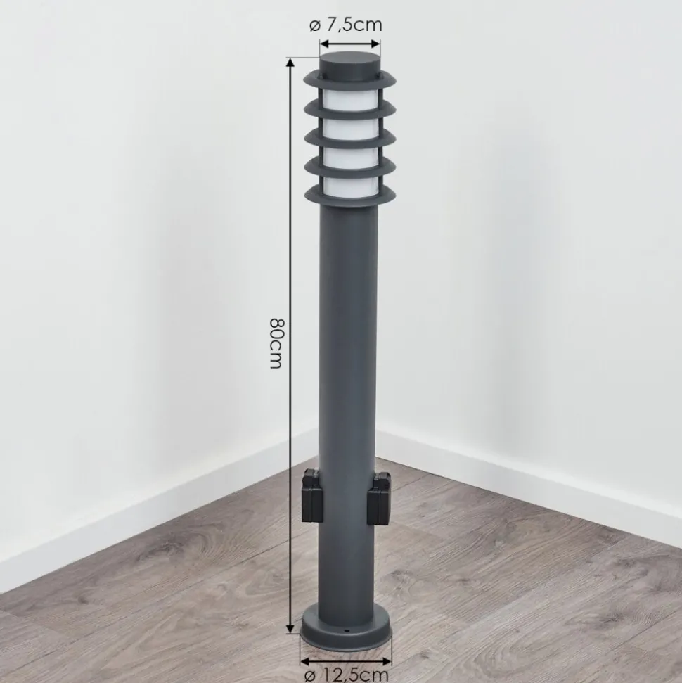 Borne Lumineuse Tunes Anthracite, 1 Lumiere