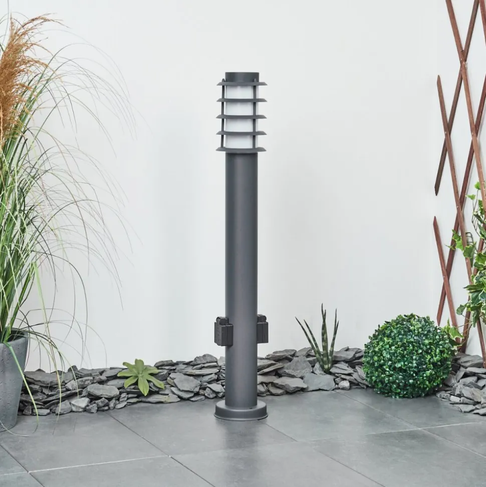Borne Lumineuse Tunes Anthracite, 1 Lumiere