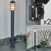 Borne Lumineuse Tunes Anthracite, 1 Lumiere