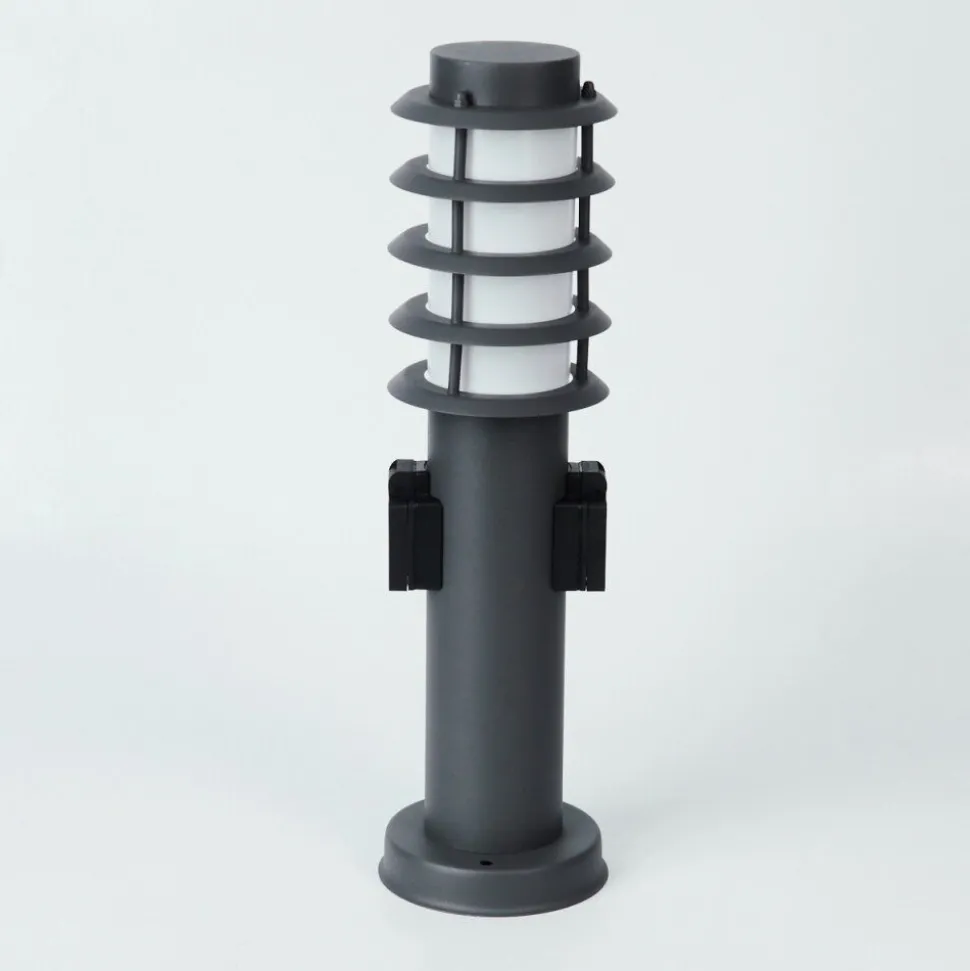 Borne Lumineuse Tunes Anthracite, 1 Lumiere