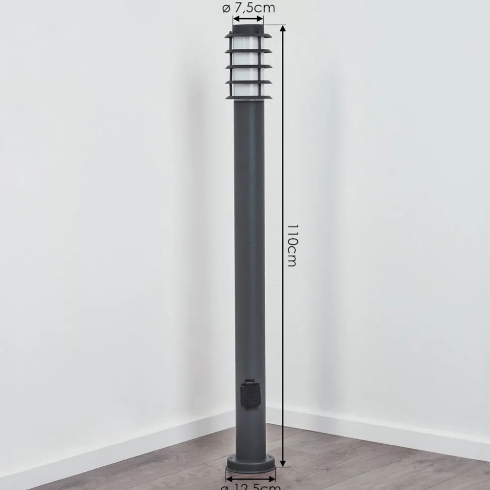Borne Lumineuse Tunes Anthracite, 1 Lumiere