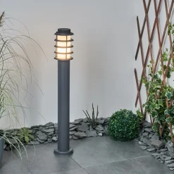 Borne Lumineuse Tunes Anthracite, 1 Lumiere