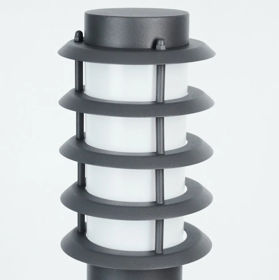 Borne Lumineuse Tunes Nickel Mat, 1 Lumiere