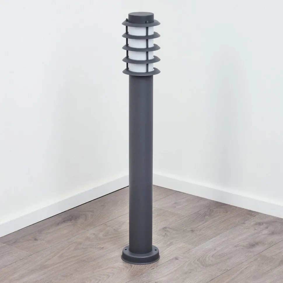 Borne Lumineuse Tunes Nickel Mat, 1 Lumiere