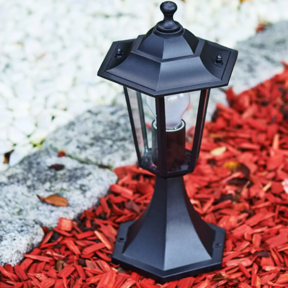 Borne Lumineuse Valtimo Noir, 1 Lumiere