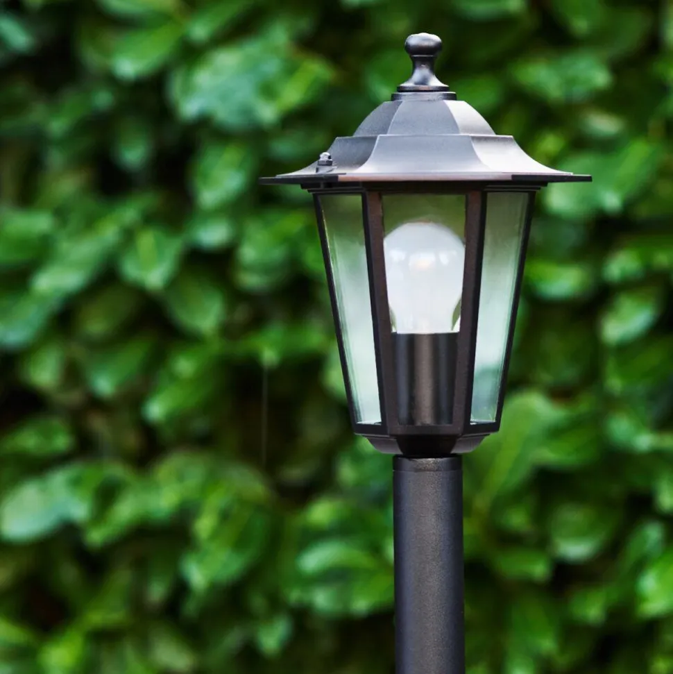 Borne Lumineuse Valtimo Noir, 1 Lumiere