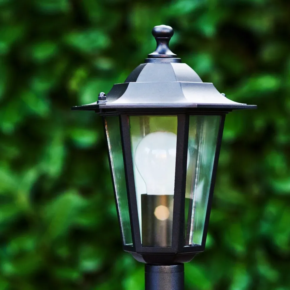 Borne Lumineuse Valtimo Noir, 1 Lumiere