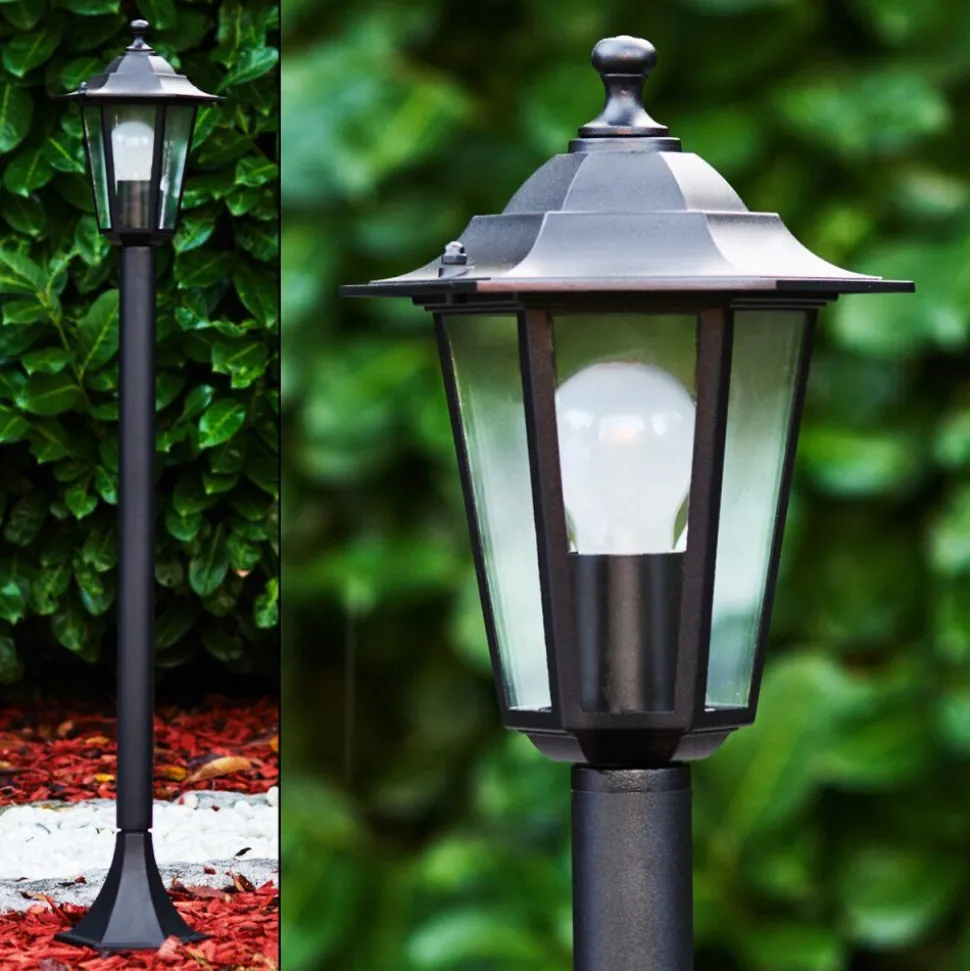 Borne Lumineuse Valtimo Noir, 1 Lumiere