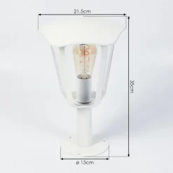 Borne Lumineuse Venneshamm Blanc, 1 Lumiere