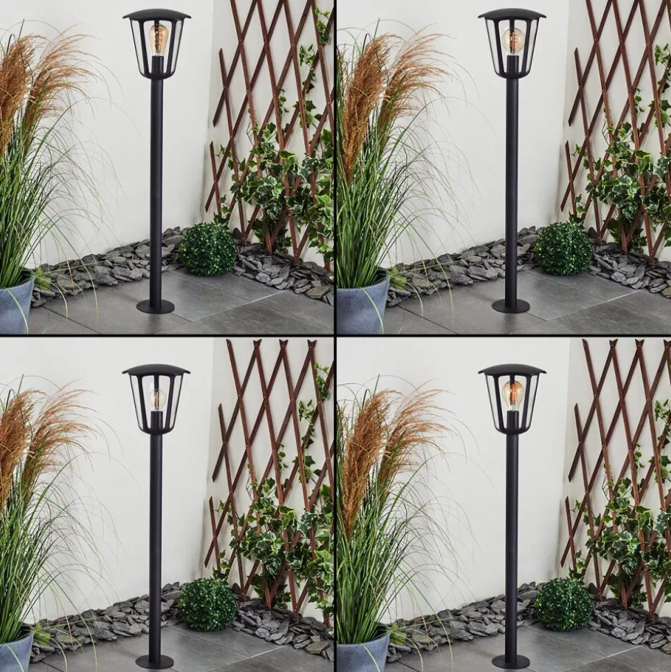 Borne Lumineuse Venneshamm Noir, 1 Lumiere