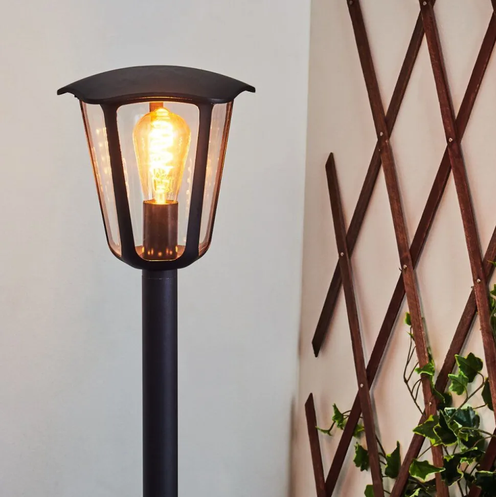 Borne Lumineuse Venneshamm Noir, 1 Lumiere
